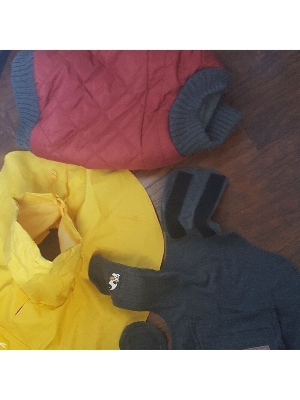 Dog Rain Coat Quilted Vest Thunder Vest Bundle